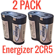 2 Pack Energizer 6V 2CR5 Photo Camera Lithium Battery New DL45, KL2CR5, 5032LC