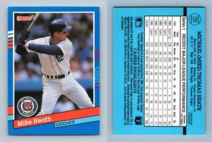 Mike Heath - Tigers #230 Donruss 1991 Baseball Trading Card - Picture 1 of 1