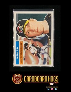 Jason Bay - 2005 Topps Heritage Yellow Hat Variation SSP #6 Pittsburgh Pirates