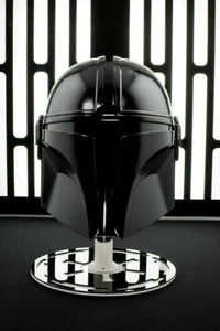 Mandalorian Black Helmet  Wearable Replica Fully Wearable  Halloween coustume,, - Picture 1 of 4
