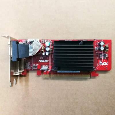 ASUS Radeon HD 3450 256MB Video Card EAH3450/DI/256M/A DVI VGA HDMI SFF PCI-E - Image 1 of 4