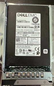 Dell 1.92TB MMCDY SATA 2.5" 6Gb/s SSD 5300 MAX MTFDDAK1T9TDT w/tray - Picture 1 of 2