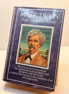 Four Complete Novels By Mark Twain Hardcover Classics - Picture 1 of 11