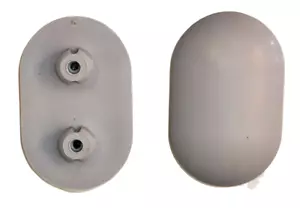 Ideal Standard Space DEEP Buffer Set (2 buffers grises por juego) EV33667 - Imagen 1 de 3