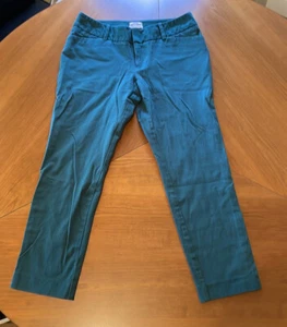 Merona green stretch capris Women's size 10 - Picture 1 of 4