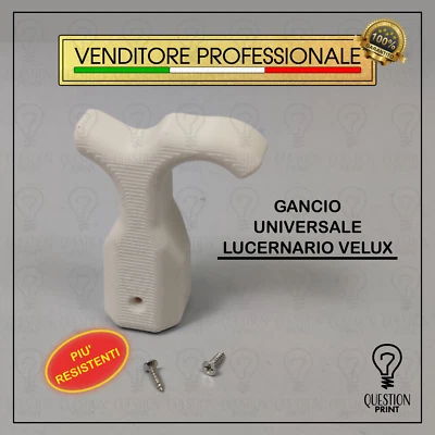 QUESTIONPRINT GANCIO UNIVERSALE APRI FINESTRA LUCERNARIO PER FINESTRE VELUX GANCIO RESISTENTE