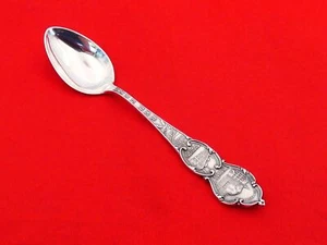 Vintage Sterling Silver Alberta Red Deer Souvenir Spoon NE-15 - Picture 1 of 7
