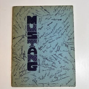 Der Mustang Van Nuys Junior High School Sommer 1952 Jahrbuch beschriftet/signiert - Bild 1 von 6