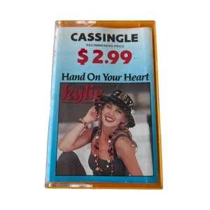 Kylie Minogue Cassette Rare Single Hand In Your Heart 80s Pop Music Australian - Picture 1 of 5