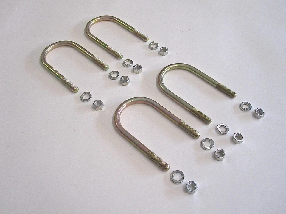 suzuki samurai 85-95  41411M83000 compatible u-bolt & nut set for leaf spring — 第 1/1 张图片
