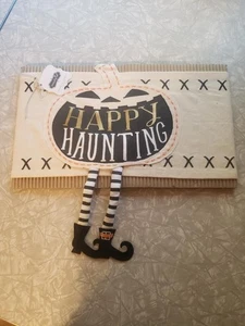 Dangle Leg Happy Haunting Pillow Wrap New - Picture 1 of 2