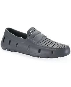 Size 8 - Club Room Men's Atlas Perforated Driver Loafers, Grey 100140403 - Picture 1 of 3