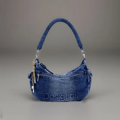 ¡NUEVO! Bolso tote Desigual Denim con cierre de cremallera Foto 1 de 4