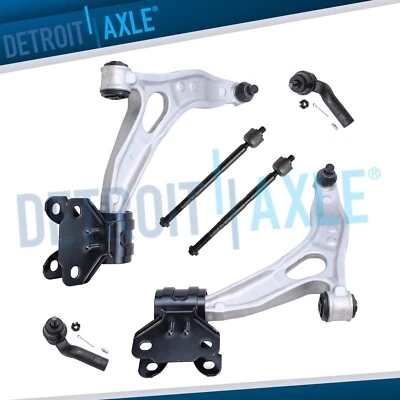 Front Lower Control Arms Outer Inner Tie Rods Kit for 2012-2018 Ford Focus C-Max - Image 1 of 4