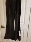 Zoozie LA Women's Bell Bottoms Flared Yoga Stretch Pants Sz Large Charcoal Gray