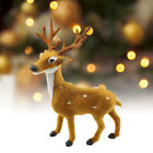 20cm Plush Reindeer Statue for Xmas Party Decoration