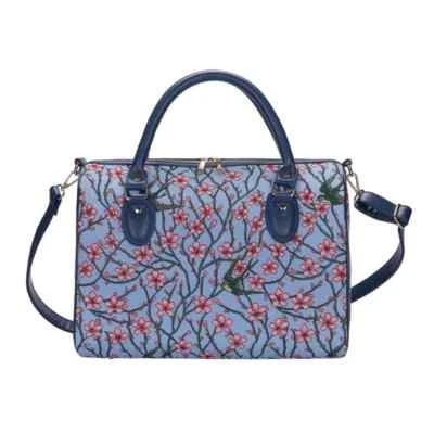 Signare Blossom and Swallow print travel bag overnight bag oversized handbag - Image 1 of 4