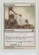 2003 Magic: The Gathering - Core Set: 8th Edition Sanctimony #42 01dr