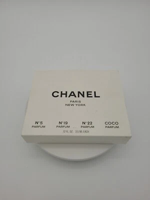 Chanel Four Pack Discontinued 3.5ml .12 Fl Oz Each No 5 19 22 Coco Parfum EDP  - Image 1 of 4