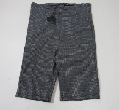 Bermudas de motociclista Cove University de tiro alto para mujer talla grande Foto 1 de 4