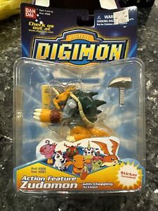 Vintage Zudomon Digimon Action Feature With Chopping Action NEW IN BOX!