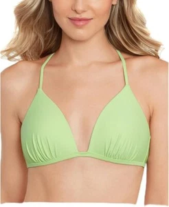 Top de bikini Salt + Cove Juniors moldeado push-up triángulo verde pistacho mediano - Imagen 1 de 2