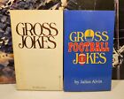 2 Book Lot Gross Jokes And Gross Football Jokes Paperback By Alvin Julius   Good