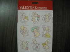 Vintage Gibson Sticker Pack 1980/'s 1990/'s Valentine Mickey 3 Sheets per Package