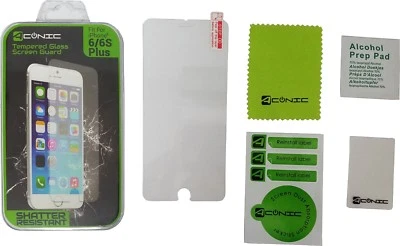 Aconic HD Clarity Tempered Glass Screen Protector Guard For iPhone 6/6S/7/8 Plus - Image 1 of 4