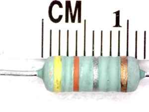 2 pcs 0.43 ohms 1W Wire Wound Power Resistor. KNP100JR-73-0R43 - Picture 1 of 1