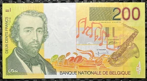BELGIAN BELGIUM 1995 200 FRANCS UNC - Picture 1 of 3