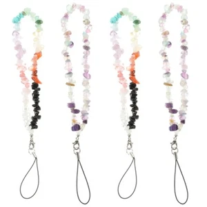  2 Count Amethyst Handy Dekoration Telefongurt Multifunktions-Telefonkette - Zdjęcie 1 z 12