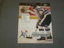 1991-1992 PHOENIX ROADRUNNERS HOCKEY PROGRAM - J 4100