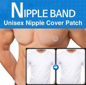 8 Pair (16 PCS) Nipple Cover Band Sticker Patch Pad Disposable Invisible 39mm - Picture 1 of 8