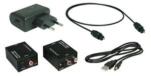 Sunshinetric Analog to Digital Audio Converter + 1.8m Toslink Cable - Picture 1 of 2