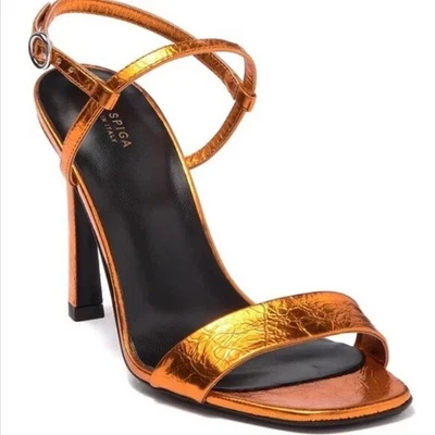 Sandalias de tacón alto VIA SPIGA Ren para mujer en albaricoque, precio de venta $295, talla 8 Foto 1 de 3