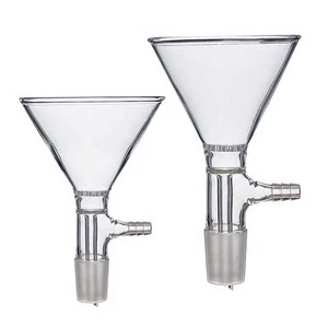 50mm - 150mm Thick Glass Filter Funnel Standard Joint for Chemistry Glassware AU - Picture 1 of 10