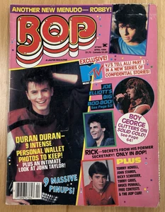 BOP Magazine April 1984 ~ Menudo Joe Elliot Adam Ant ~ Missing Centerfold Pinups - Imagen 1 de 15