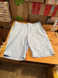 Golf Shorts Walter Hagen Men’s 32 Light Blue Light Wear Crispy  - Picture 1 of 12