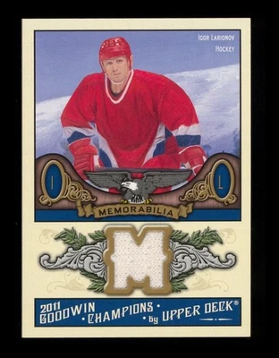 UD Goodwin Champions 2011: reliquia #M-IL Igor Larionov casi nueva-como nueva o mejor Foto 1 de 2