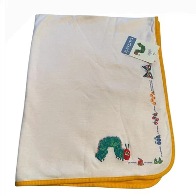 Nueva manta bebé oruga muy hambrienta Carters Eric Carle de colección retirada 28x34" Foto 1 de 4