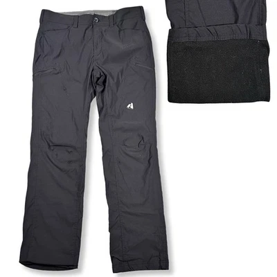 Pantalones forrados de lana Eddie Bauer First Ascent para hombre 36x34 negros Guide Pro nailon Foto 1 de 4