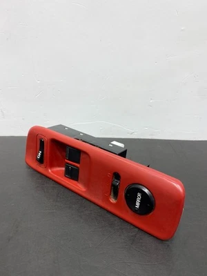 2002 HONDA S2000 AP1 OEM RED DRIVER LH MASTER WINDOW SWITCH ASSEMBLY USED - Image 1 of 4