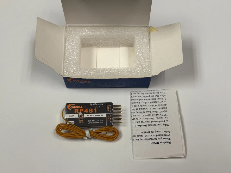 Synthesized Corona Long Range RC Remote Control 72mhz Airplane / Glider Receiver - Image 1 of 1