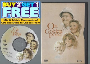 On Golden Pond (DVD, 1981) Henry Fonda Katharine Hepburn Disc & Cover Art Only - Foto 1 di 1