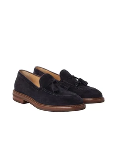 BRUNELLO CUCINELLI MENS LOAFERS IN NAVY - Picture 1 of 5