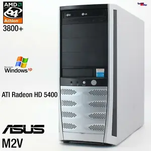 AMD Athlon 64 3800 + Computer PC ASUS M2V Parallel Windows XP Ati Radeon HD 5400 - Picture 1 of 8