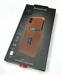 dbramante1928 Tune CC Real Luxury Leather Cover for iPhone X/XS - Tan - Picture 1 of 9