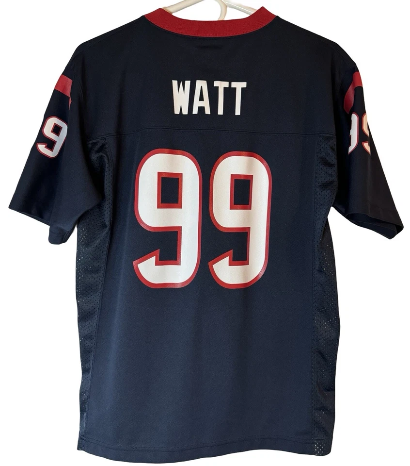 Ropa del equipo de la NFL JJ Watt #99 Houston Texans Jugadores Camiseta Juvenil Grande (14-16) Foto 1 de 4