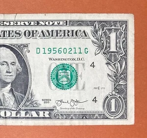1956 February 11 ( D 19560211 G ) Birthday Note $1 One Dollar Bill - Picture 1 of 3